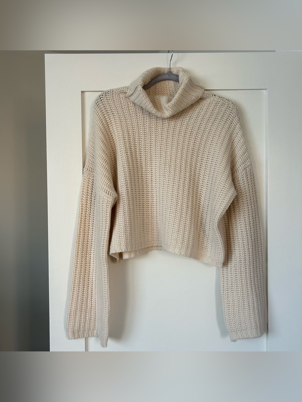Sablyn Sunny 100% Cashmere Sweater Cream Size Small